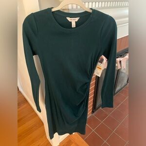 Nine West Dark Green Dress NWT Size Small